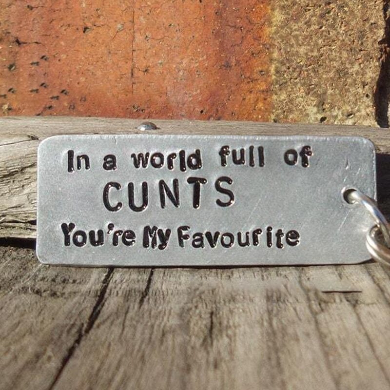 [Christmas Sale] 'You're My FAVOURITE' Funny Keychain