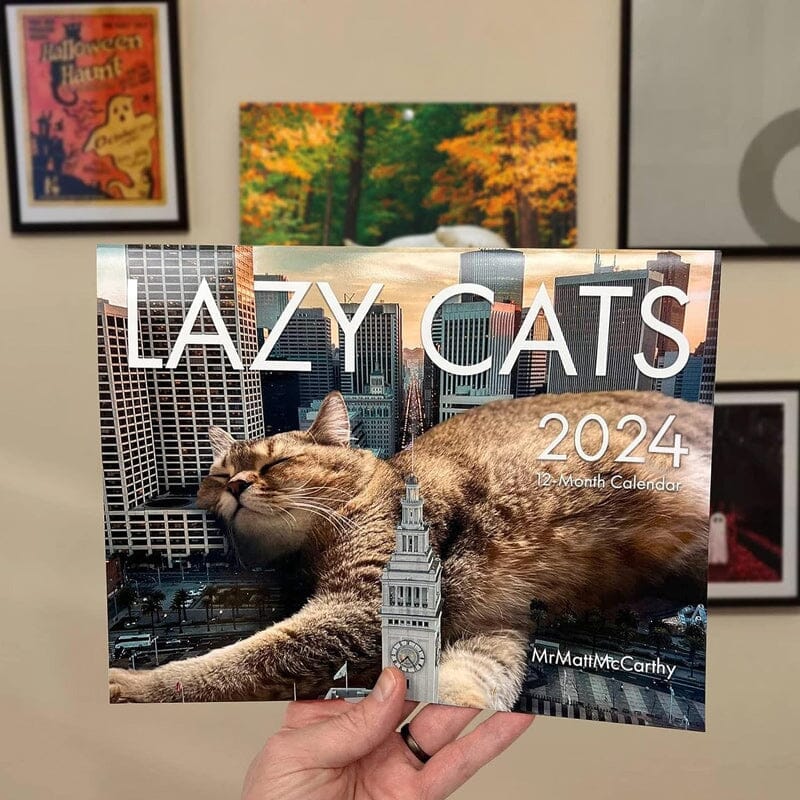 2024 Lazy Cats Calendar