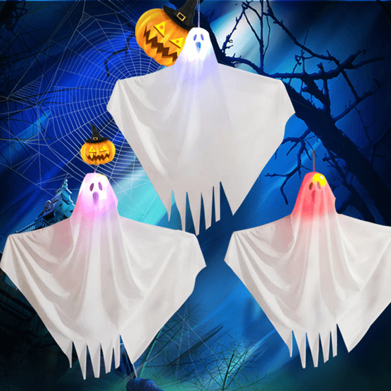 Halloween Decoration LED Light Hanging Ghost