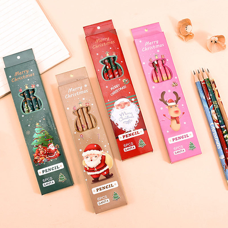 Christmas Pencils with Erasers