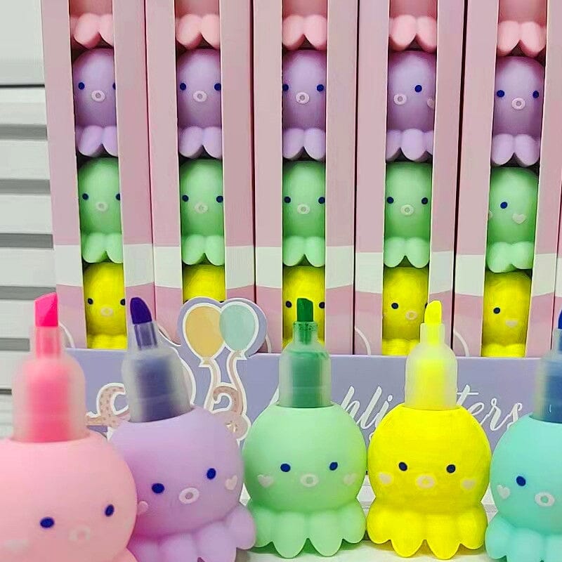 Colorful Octopus Shaped Maker Pens