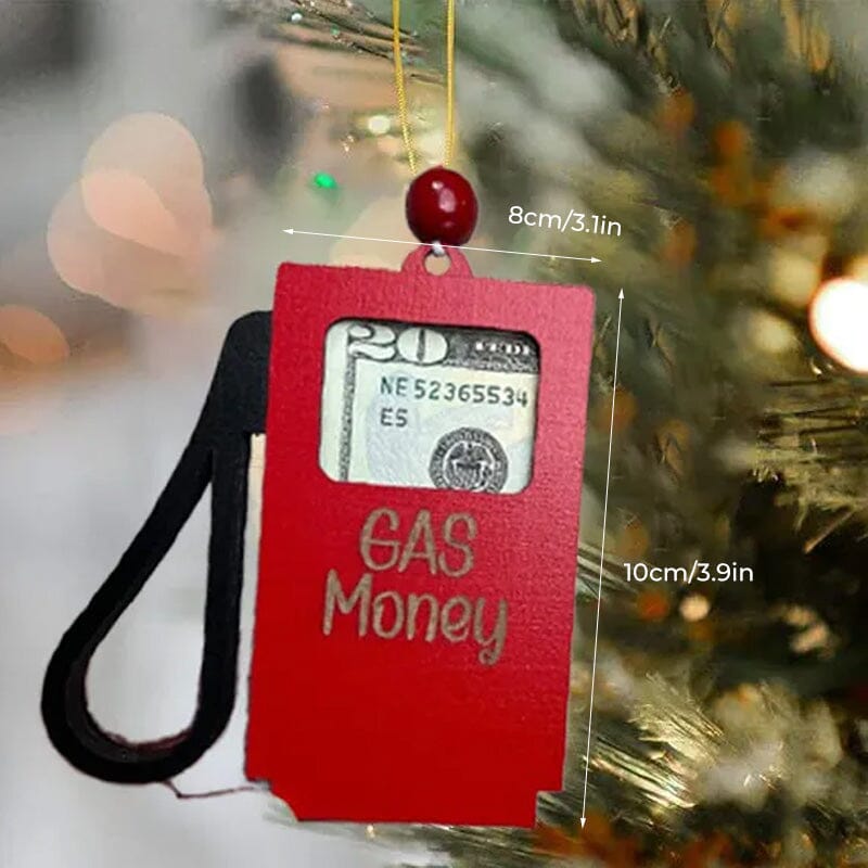 Christmas Gas (Shopping) Money Ornament