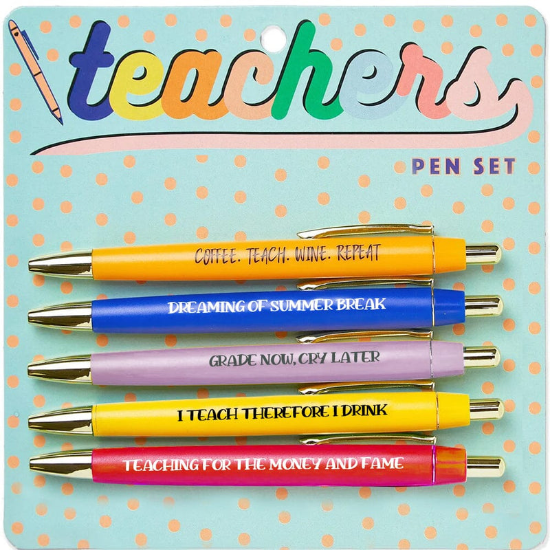 5pcs Multicolor Emotional funny ballpoint pens