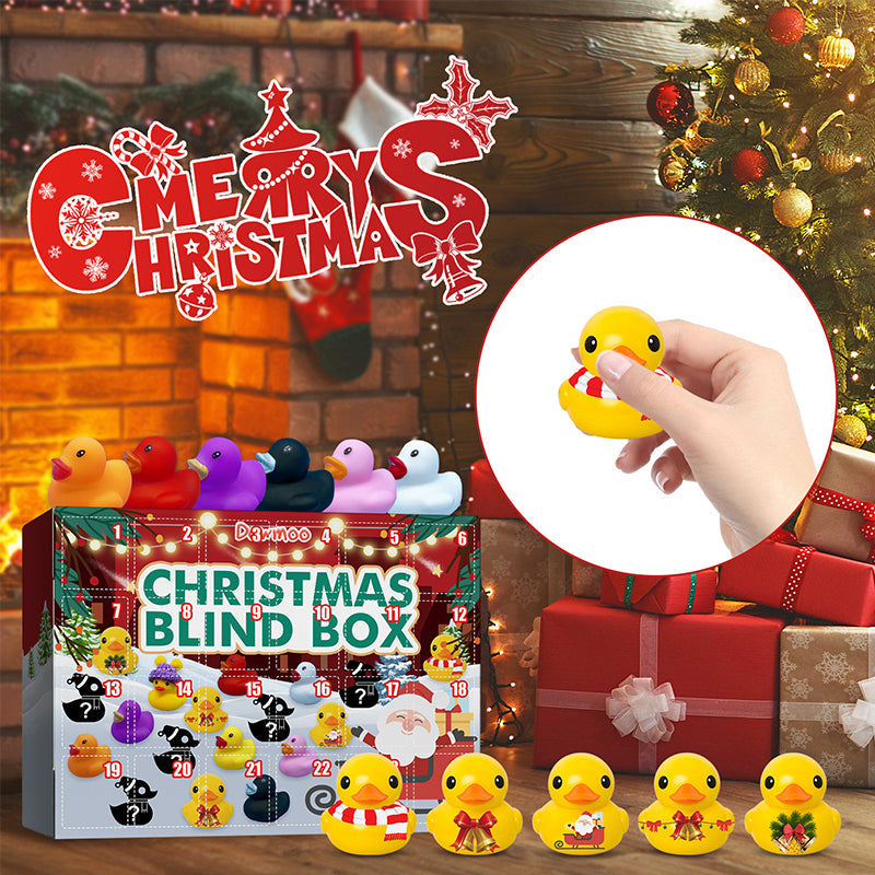 Christmas Advent Calendar - 24 Rubber Ducks for Kids