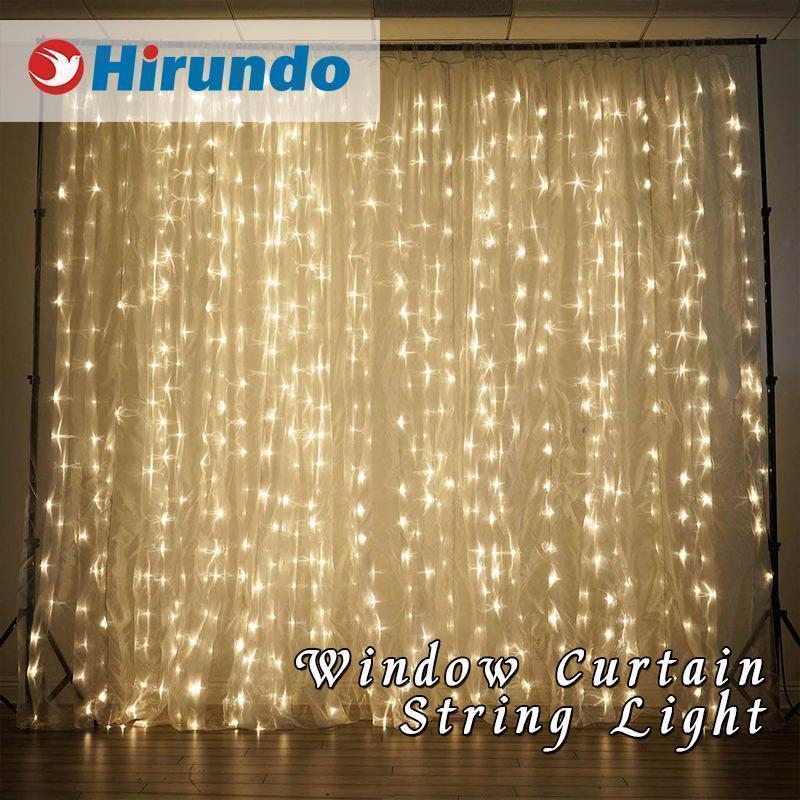 🎃HALLOWEEN🎃Twinkle Star 300 LED Window Curtain String Light