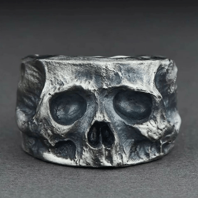 🎃HALLOWEEN🎃Irregular Punk Style Skull Ring