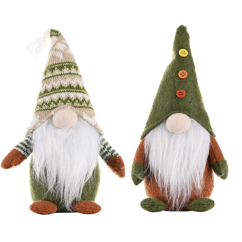 🌲Christmas Green Faceless Old Man Elf Figurine
