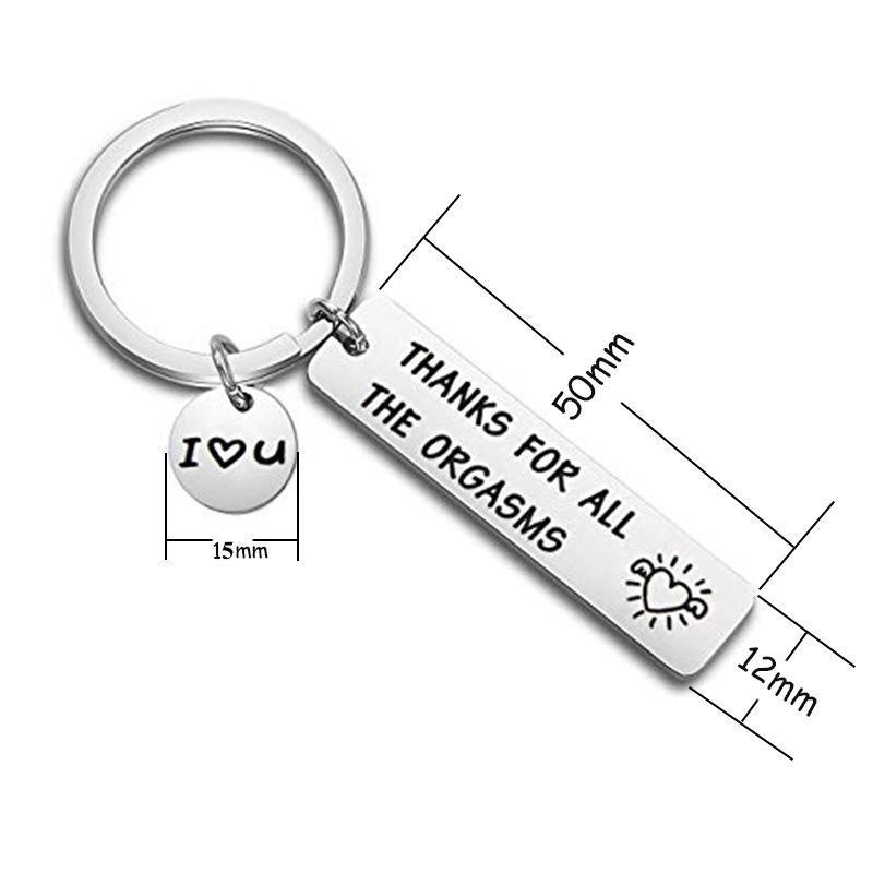 SANK®Naughty Keychain/Charm Couple Key Ring