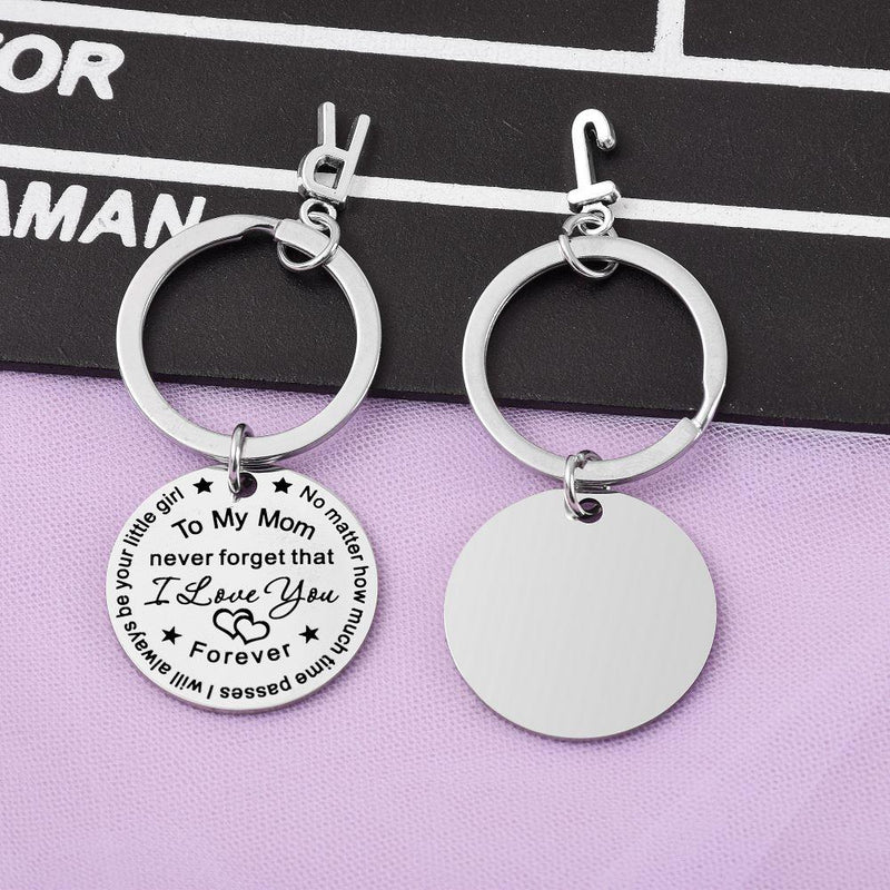 SANK® To My Dad/Mom Keychain (letter pendant)