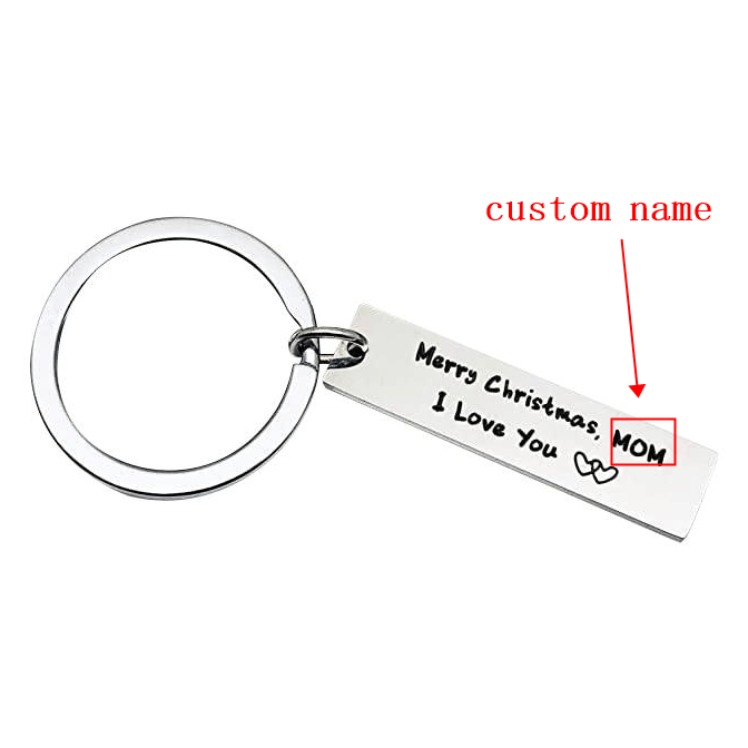 SANK®“Merry Christmas,l love you”Family Personalized Custom Keychain(Normal Package)