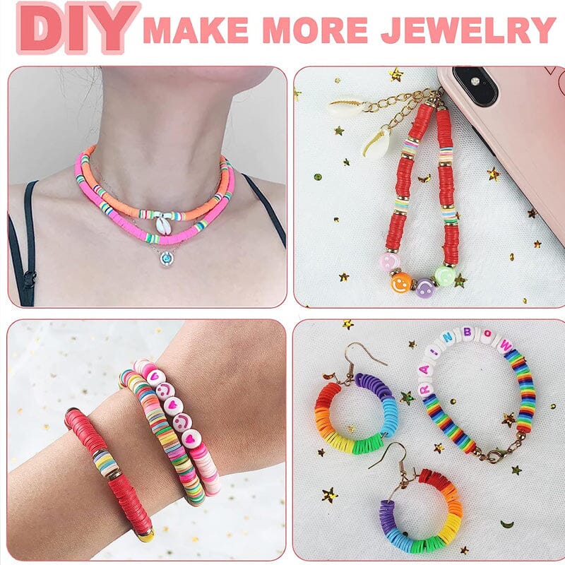 Christmas Gift Clay Beads Bracelet Making Kit