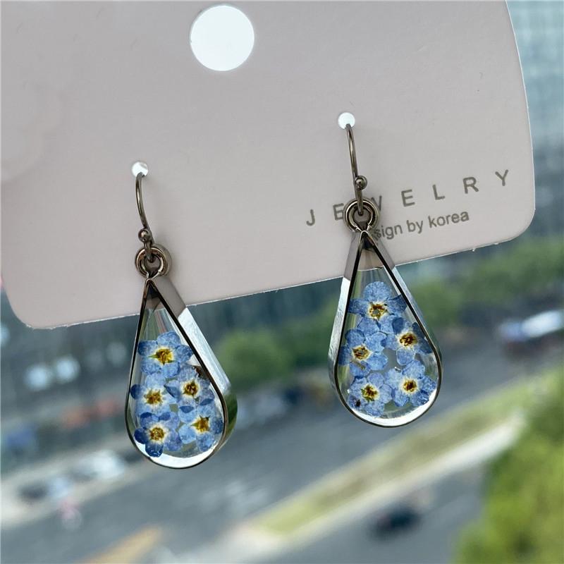 Drop Shape Resin Earrings