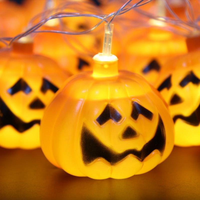 Halloween Pumpkin Waterproof String Lights