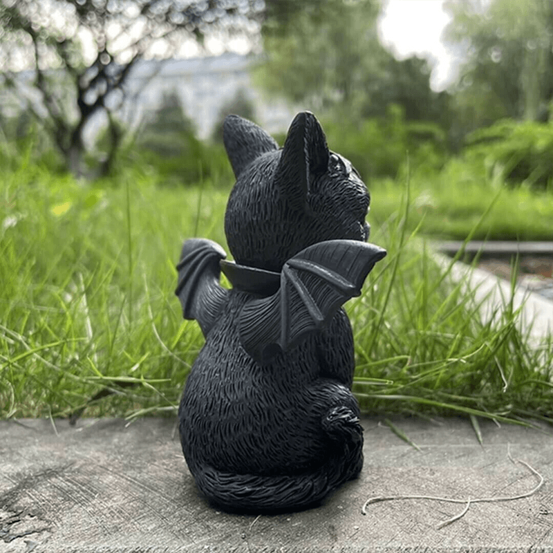 Halloween Lawn Decoration Cat Gnome