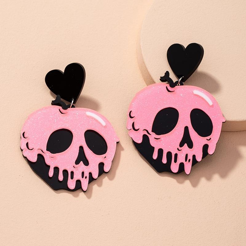 🎃HALLOWEEN🎃Acrylic Skull Women's Stud Earrings