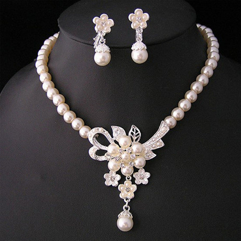 18K GOLD SIMPLE WEDDING JEWELLERY SETS