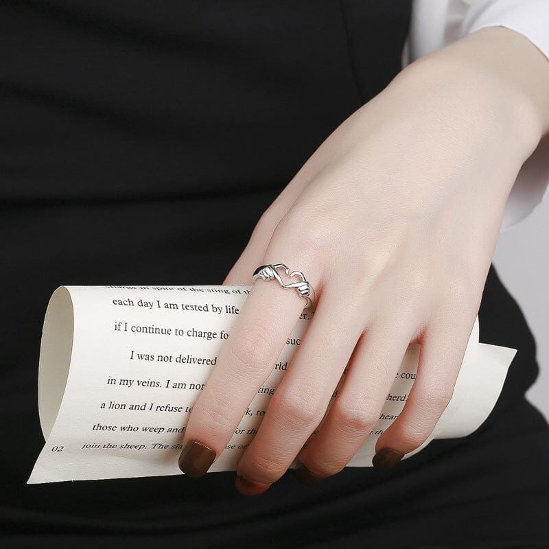 ‘I Love You Forever’ Heart Ring