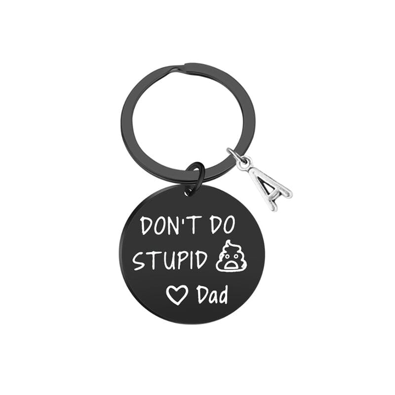 SANK® Don't Do Stupid Things Keychain(Black)
