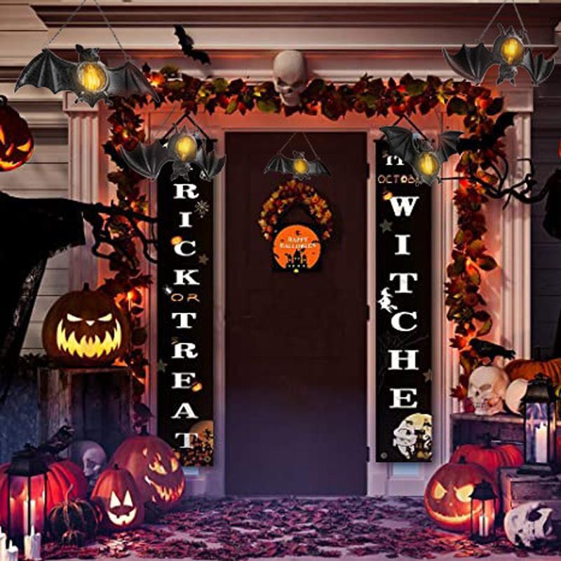Halloween Black Bat Lantern