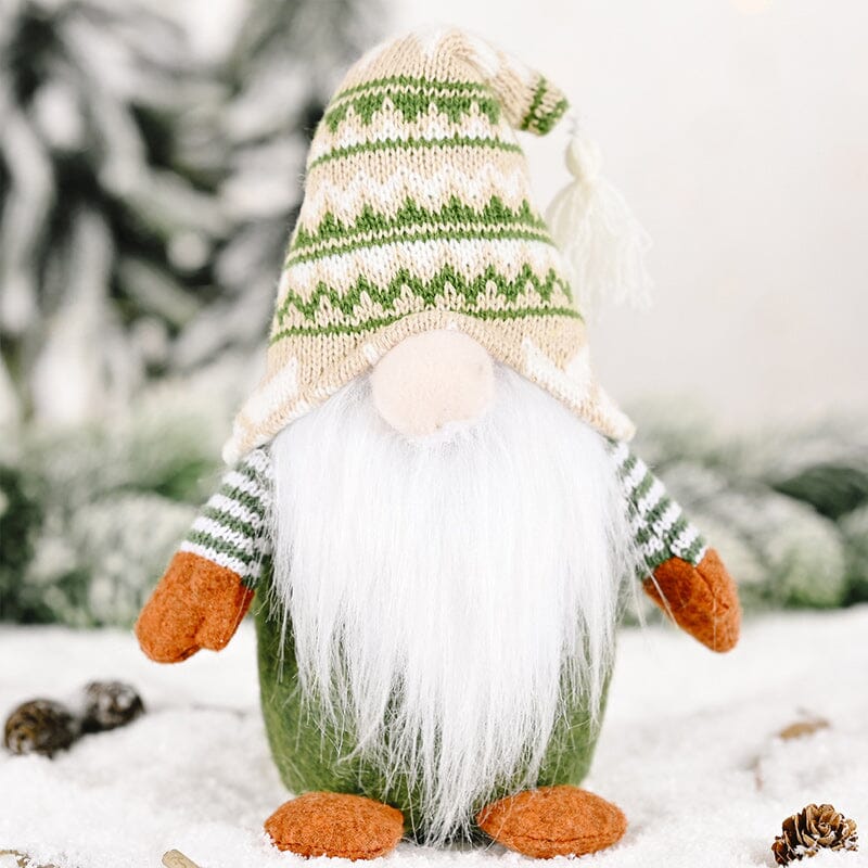 🌲Christmas Green Faceless Old Man Elf Figurine