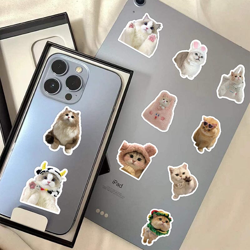 60pcs Cute Aesthetic Cartoon Stickers