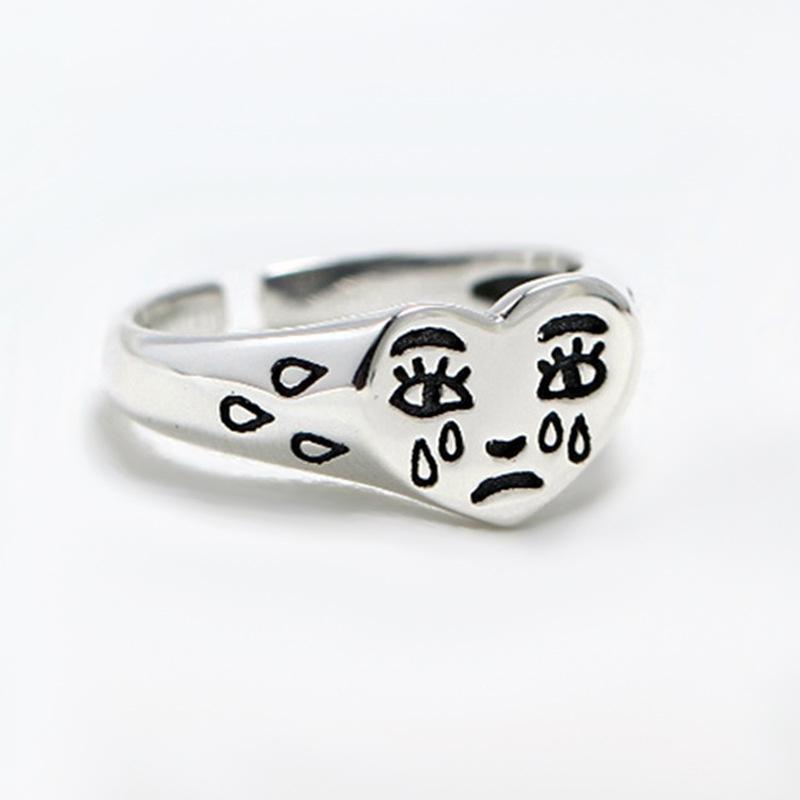 Creative Sad Expression Ring