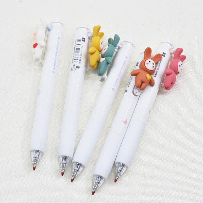 5 pcs Chubby Rabbit quick-dry press gel pens(0.5mm)