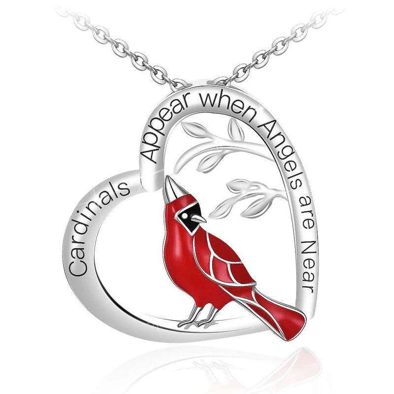 Sank®Cardinal Heart Pendant Necklace