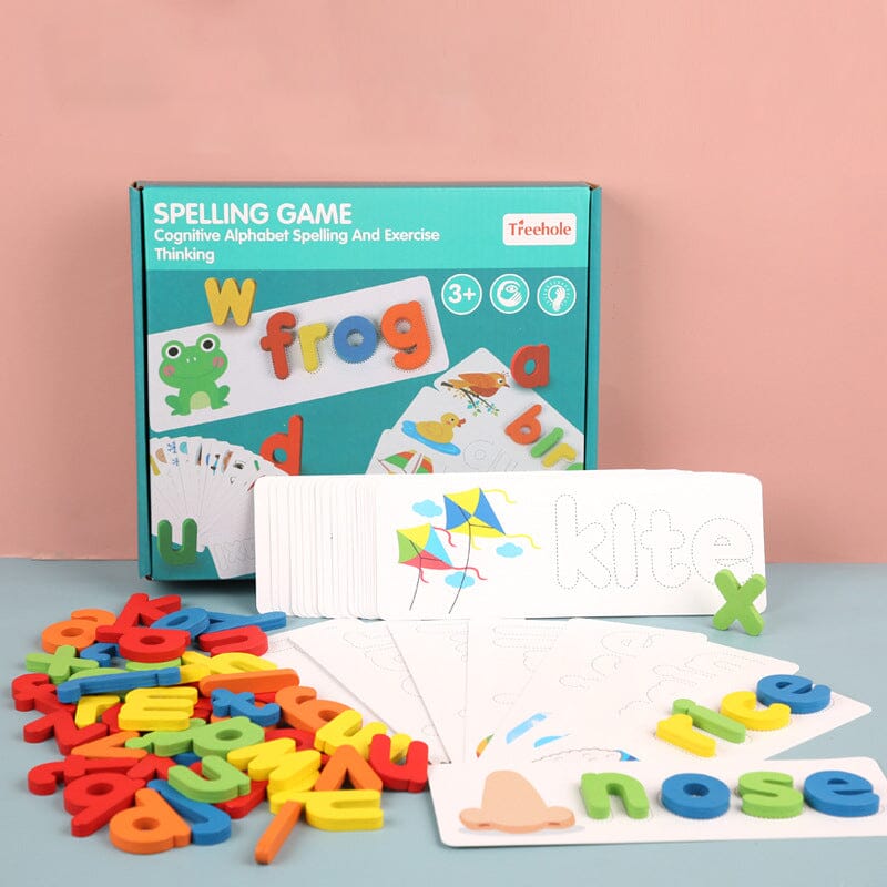 Wooden Toddler See and Spelling Learning Toy