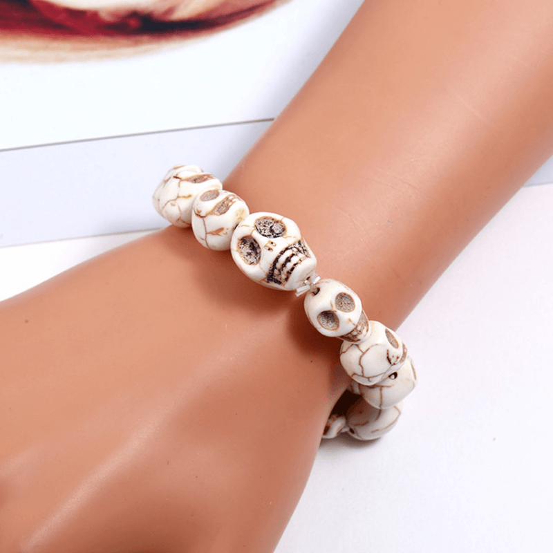 🎃HALLOWEEN🎃Vintage Skull Style Strand Bracelet