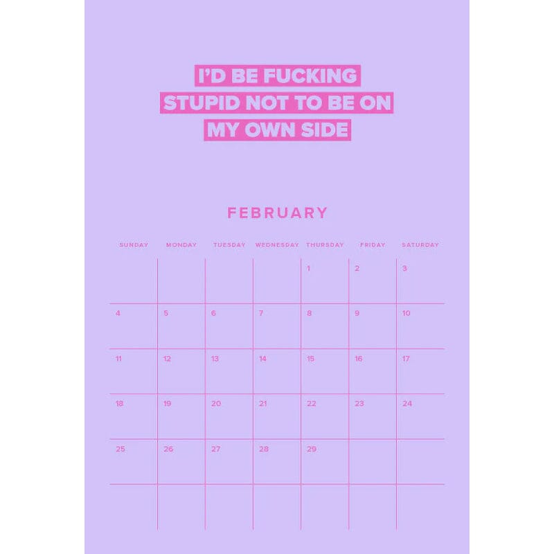 2024 BABE FUCK Calendar