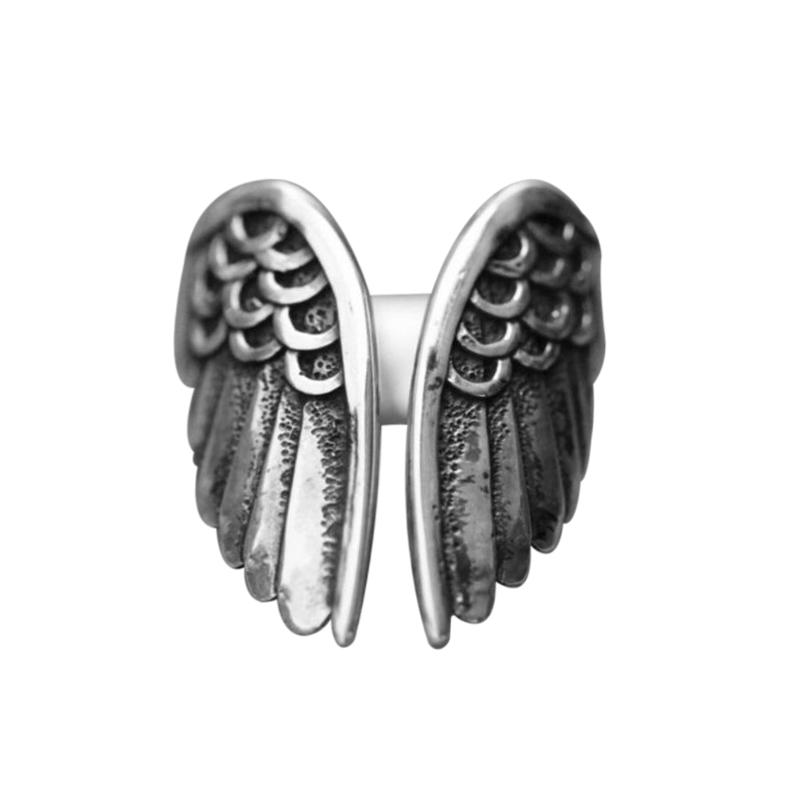 Angel Wing Silver Ring