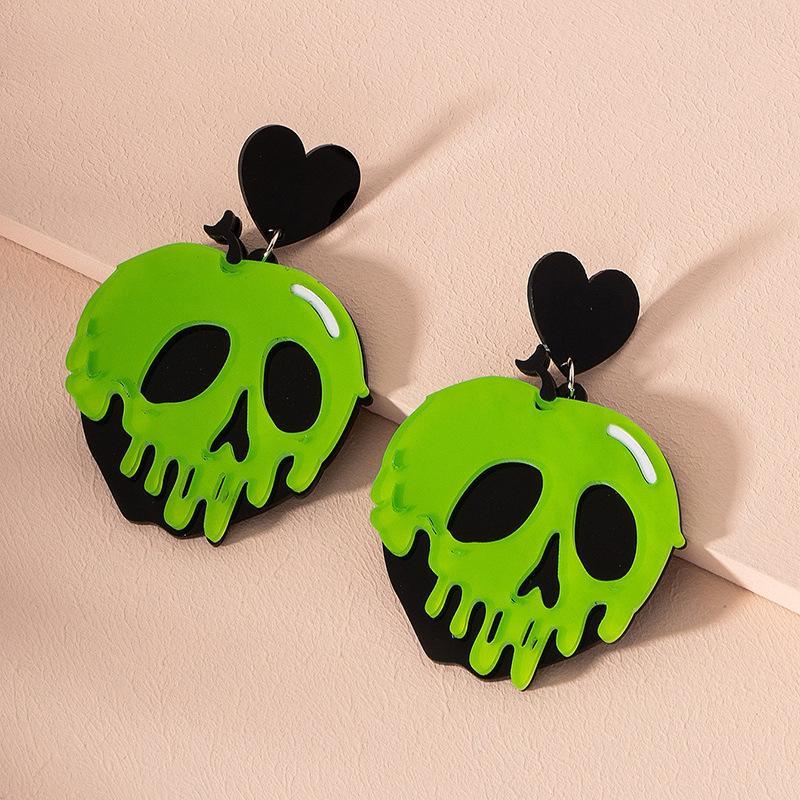 🎃HALLOWEEN🎃Acrylic Skull Women's Stud Earrings