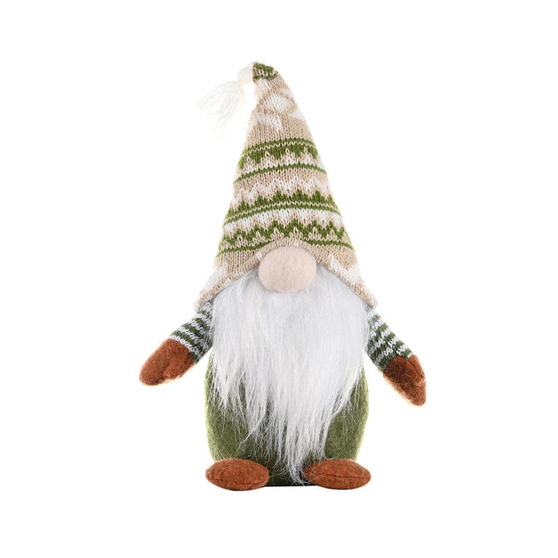 🌲Christmas Green Faceless Old Man Elf Figurine