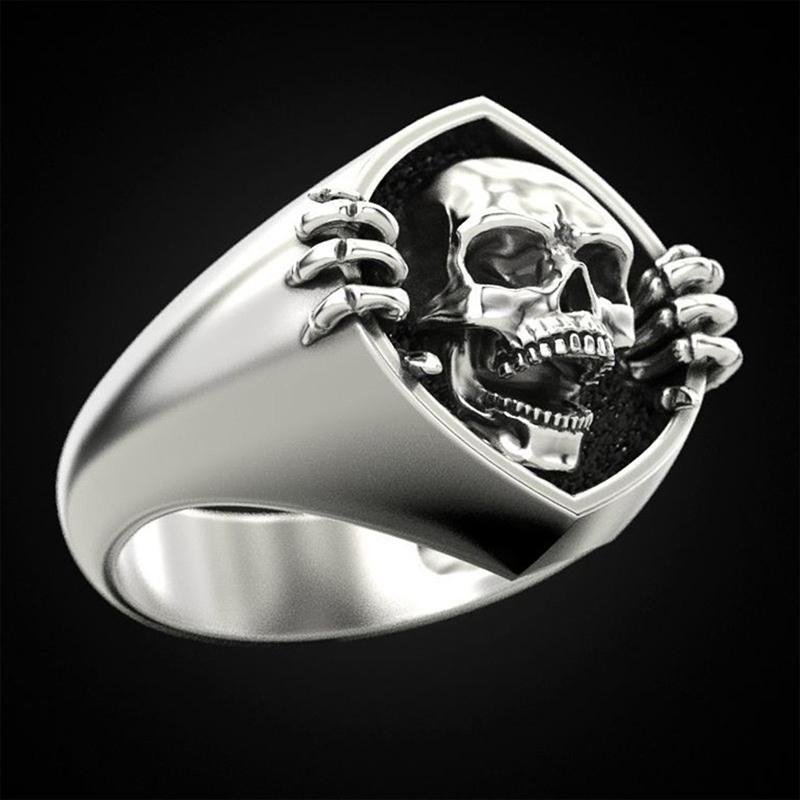 🎃HALLOWEEN🎃Neo-Gothic Style Skull Unisex Ring