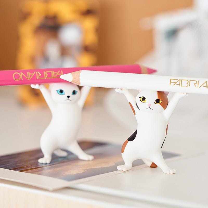 Cute Cat Model Pens Holder