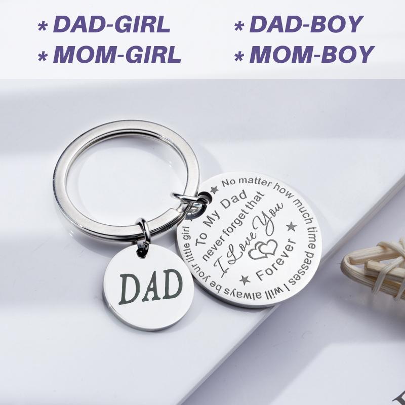 SANK®To My Dad/Mom Keychain (Dad/Mom Pendant)