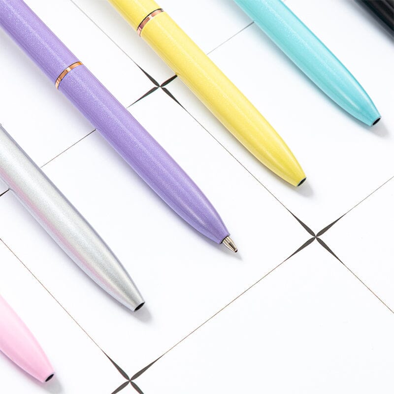 6 pcs Heart Diamond Ballpoint Pens