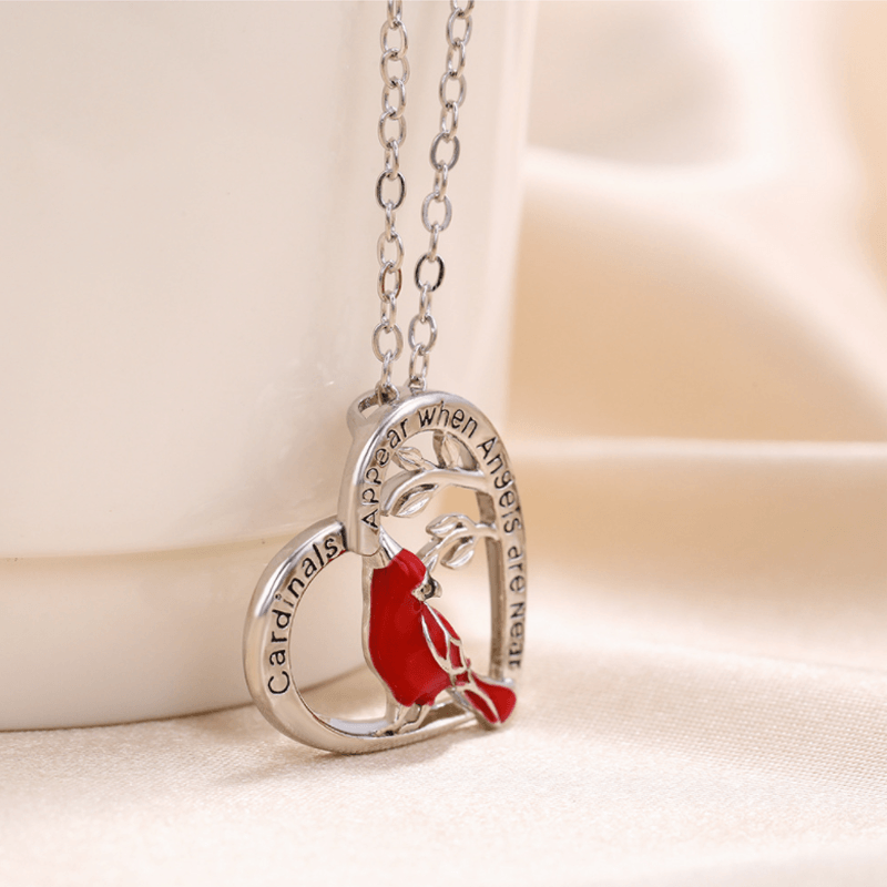 Sank®Cardinal Heart Pendant Necklace