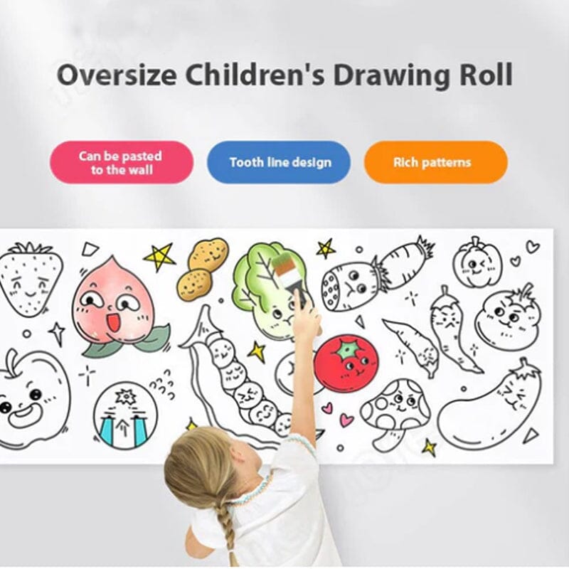 Children's Drawing Roll(3Meters)