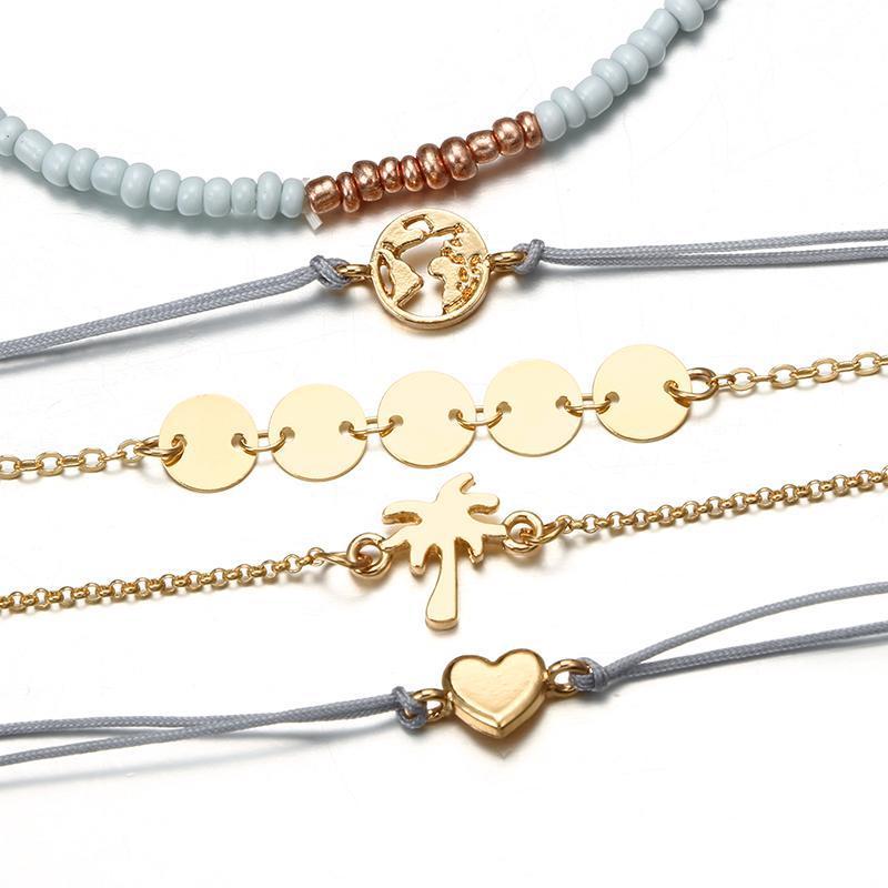 Bohemian Beads Chain Bracelets