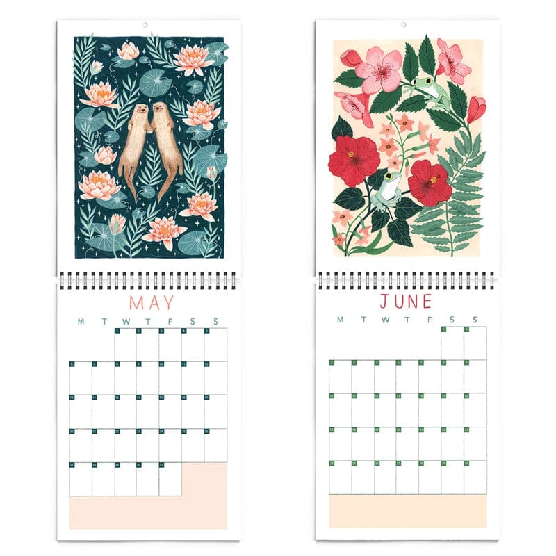 Animal Flower Calendar