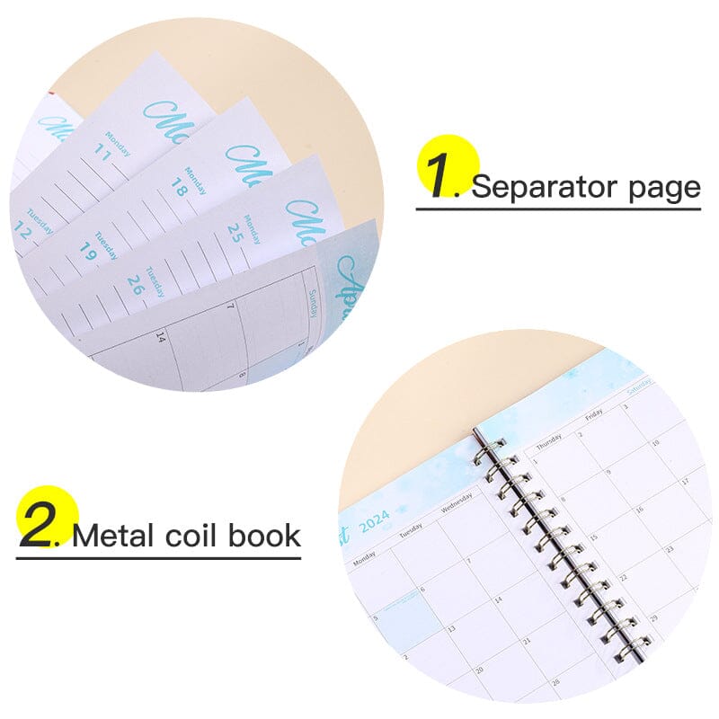 2024 Weekly and Monthly Planner