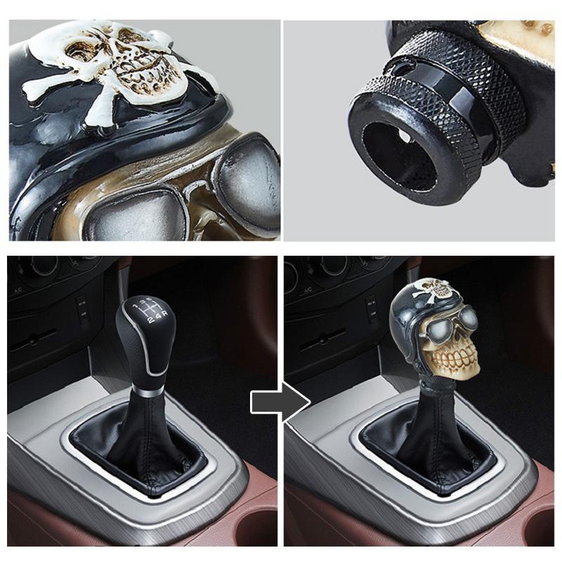 🎃HALLOWEEN🎃UNIVERSAL CAR SKULL GEAR SHIFT KNOB