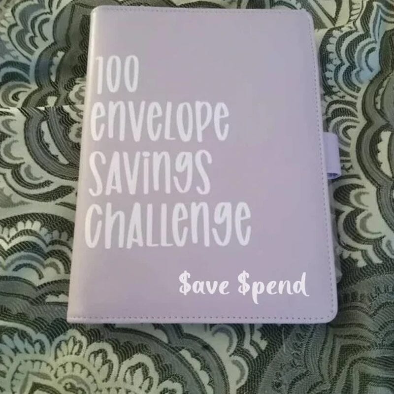 100 Envelope savings Challenge Binder