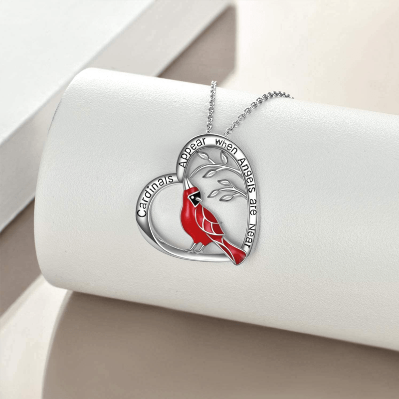 Sank®Cardinal Heart Pendant Necklace