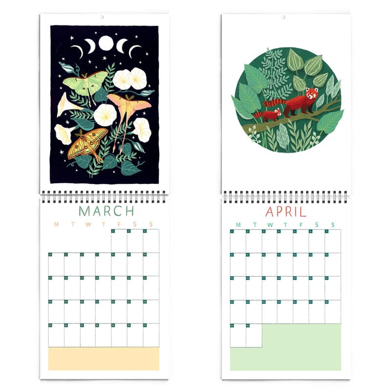 Animal Flower Calendar