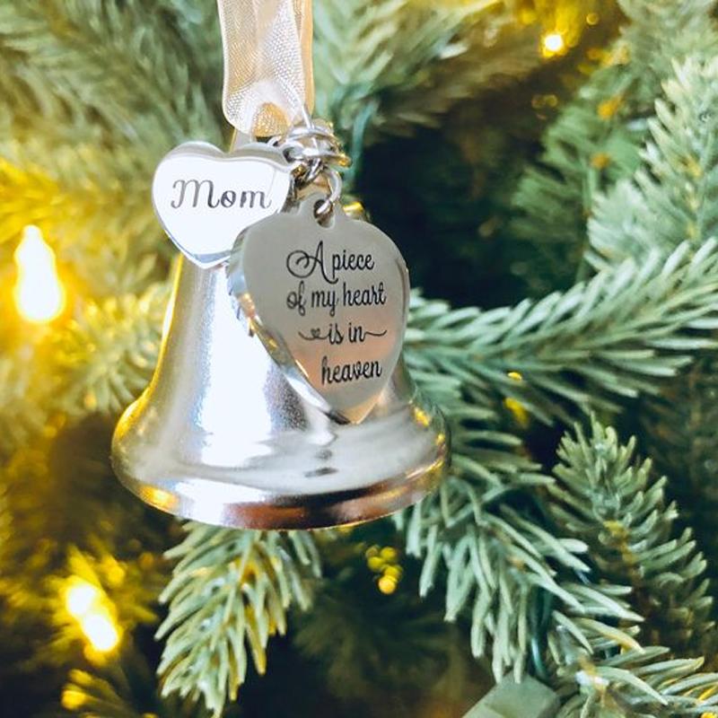 Heart-Warming Christmas Memorial Bell Pendant