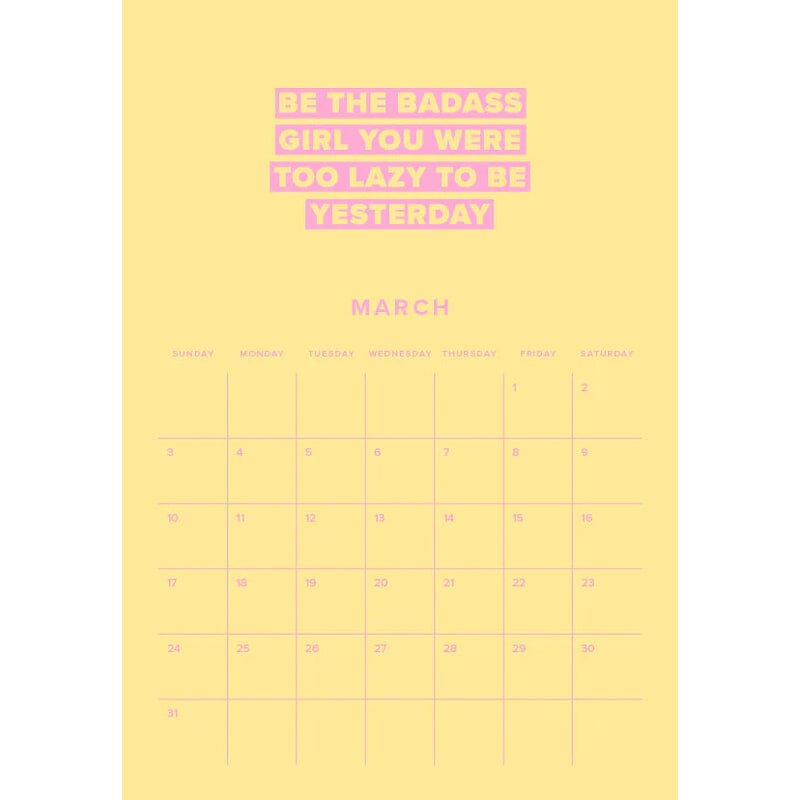 2024 BABE FUCK Calendar