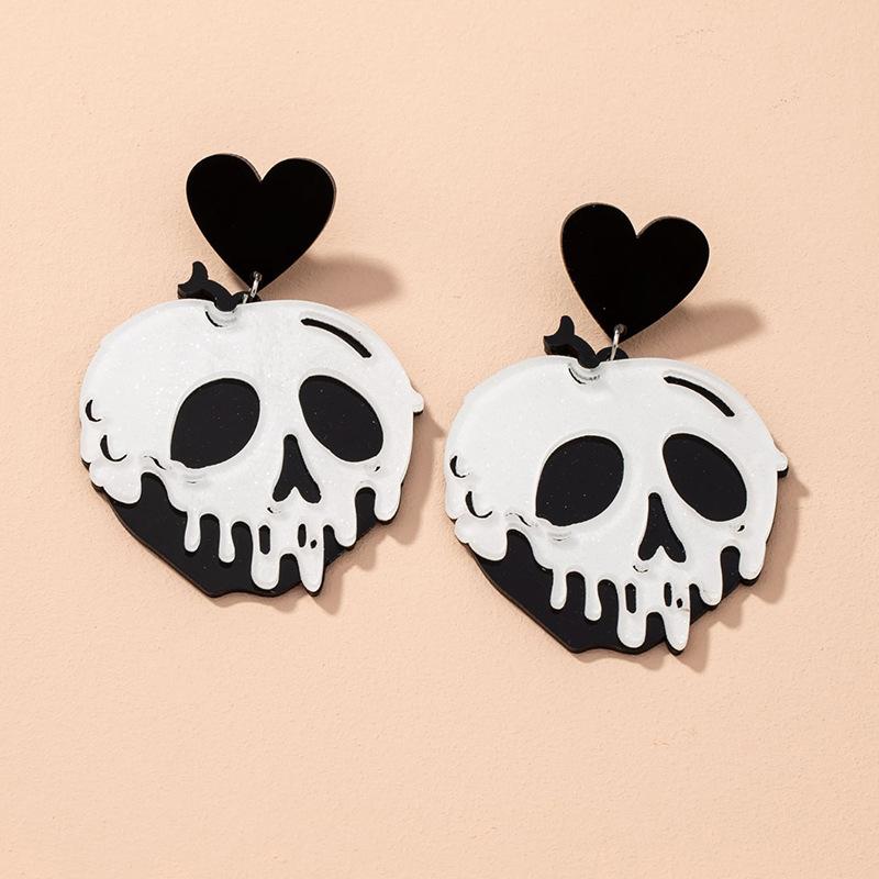 🎃HALLOWEEN🎃Acrylic Skull Women's Stud Earrings